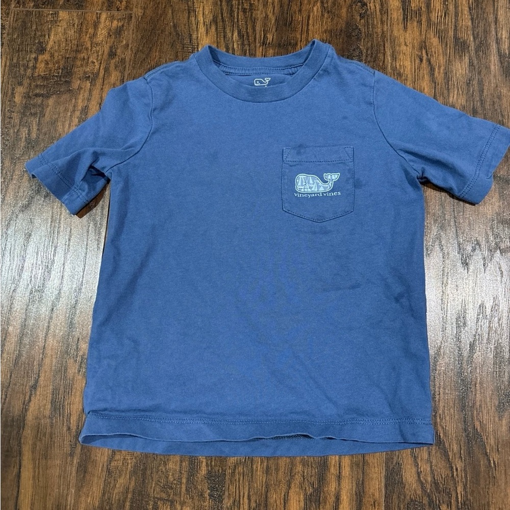 Vineyard Vines Kids Short Sleeve Tee in Blue